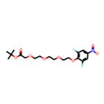 tert-Butyl 2-(2-(2-(2-(2,6-difluoro-4-nitrophenoxy)ethoxy)ethoxy)ethoxy)acetate