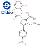 2-((2,6-difluorobenzyl)(ethoxycarbonyl)amino)-4-((dimethylamino)methyl)-5-(4-nitrophenyl)thiophene-3-carboxylic acid pictures