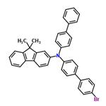 9H-Fluoren-2-amine, N-[1,1'-biphenyl]-4-yl-N-(4'-bromo[1,1'-biphenyl]-4-yl)-9,9-dimethyl-