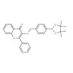 2-phenyl-3-((4-(4,4,5,5-tetramethyl-1,3,2-dioxaborolan-2-yl)benzyl)oxy)-4H-chromen-4-one