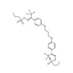 [(Z)-[2,2,2-trifluoro-1-[4-[3-[4-[(Z)-N-propylsulfonyloxy-C-(trifluoromethyl)carbonimidoyl]phenoxy]propoxy]phenyl]ethylidene]amino] propane-1-sulfonate