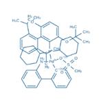 Methanesulfonato[Dicyclohexyl[3-(1,1-dimethylethoxy)-6-methoxy-2',6'-bis(1-methylethyl)[1,1'-biphenyl]-2-yl]phosphine](2'-amino-1,1'-biphenyl-2-yl)palladium(II)