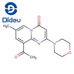 4H-Pyrido[1,2-a]pyrimidin-4-one,9-acetyl-7-methyl-2-(4-morpholinyl)-