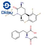 L-Phenylalanine, N-acetyl-, compd. with (3S,5S,6R)-3-amino-6-methyl-1-(2,2,2-trifluoroethyl)-5-(2,3,6-trifluorophenyl)-2-piperidinone (1:1)