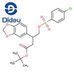 1,3-Benzodioxole-5-propanoic acid, β-[[[(4-chlorophenyl)sulfonyl]oxy]methyl]-, 1,1-dimethylethyl ester, (βS)-