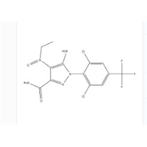 1H-Pyrazole-3-carboxamide,5-amino-1-[2,6-dichloro-4-(trifluoromethyl)phenyl]-4-(ethylsulfinyl)-