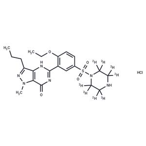 N-Desmethyl Sildenafil-d8 hydrochloride