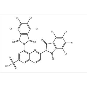 6-Quinolinesulfonic acid, 2-(4,5,6,7-tetrachloro-2,3-dihydro-1,3-dioxo-1H-inden-2-yl)-8-(4,5,6,7-tetrachloro-1,3-dihydro-1,3-dioxo-2H-isoindol-2-yl)-