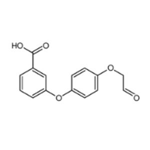 3-[4-(2-oxoethoxy)phenoxy]benzoic acid