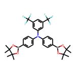 N,N-bis(4-(4,4,5,5-Tetramethyl-1,3,2-dioxaborolan-2-yl)phenyl)-3,5-bis(trifluoromethyl)aniline