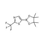 5-(4,4,5,5-Tetramethyl-1,3,2-dioxaborolan-2-yl)-2-(trifluoromethyl)thiazole