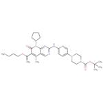 tert-Butyl 4-(6-((6-(1-butoxyvinyl)-8-cyclopentyl-5-methyl-7-oxo-7,8-dihydropyrido[2,3-d]pyrimidin-2-yl)amino)pyridin-3-yl)piperazine-1-carboxylate