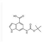1H-Indole-4-carboxylic acid, 6-[[(1,1-diMethylethoxy)carbonyl]aMino]-