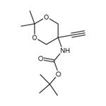 5-ethynyl-2,2-dimethyl-[1,3]dioxan-(N-tert-butyloxycarbonyl)-5-ylamine