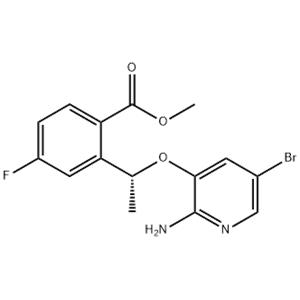 (R)-Methyl 2-(1-((2-amino-5-bromopyridin-3-yl)oxy)ethyl)-4-fluorobenzoate
