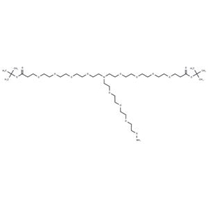 N-(Aminooxy-PEG3)-N-bis(PEG4-Boc)