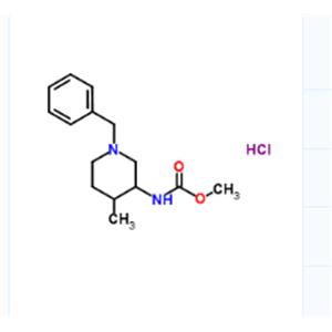 Methyl (1-benzyl-4-methyl-3-piperidinyl)carbamate hydrochloride (1:1)