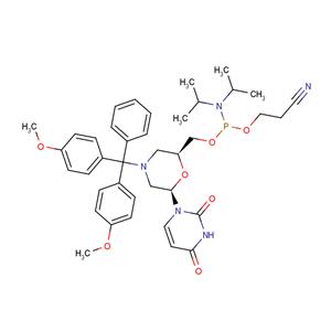 N-DMTr-morpholino-U-5'-O-phosphoramidite