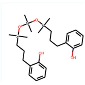 Phenol terminated modified silicone oil