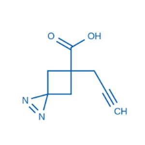 5-(Prop-2-yn-1-yl)-1,2-diazaspiro[2.3]hex-1-ene-5-carboxylic acid