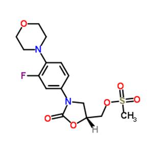 (R)-(3-(3-Fluoro-4-morpholinophenyl)-2-oxooxazolidin-5-yl)methyl methanesulfonate