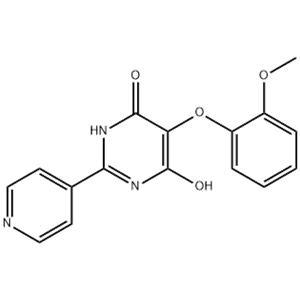 6-Hydroxy-5-(2-methoxyphenoxy)-2-(4-pyridinyl)-4(3H)-pyrimidinone