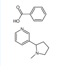 3-(1-Methyl-pyrrolidin-2-yl)-pyridine; compound with benzoic acid
