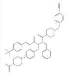 N-[[4-(4-Acetyl-1-piperazinyl)phenyl]methyl]-N-[(1S)-2-[4-[(4-cyanophenyl)methyl]-1-piperazinyl]-2-oxo-1-(phenylmethyl)ethyl]-3-[4-(1,1-dimethylethyl)phenyl]-2-propenamide