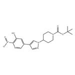 1,1-Dimethylethyl 4-[4-(5-hydroxy-6-nitro-3-pyridinyl)-1H-pyrazol-1-yl]-1-piperidinecarboxylate