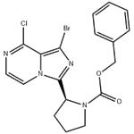 (S)-benzyl 2-(1-bromo-8-chloroimidazo[1,5-a]pyrazin-3-yl)pyrrolidine-1-carboxylate