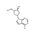 4-Chloro-7-(2-deoxy-b-D-ribofuranosyl)-7H-pyrrolo[2,3-d]-pyrimidine