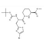 methyl (S)-1-((S)-3-(4-bromothiazol-2-yl)-2-((tert-butoxycarbonyl)amino)propanoyl)hexahydropyridazine-3-carboxylate