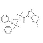 1-(5-bromo-1H-indol-3-yl)-3-((tert-butyldiphenylsilyl)oxy)-2,2-dimethylpropan-1-one