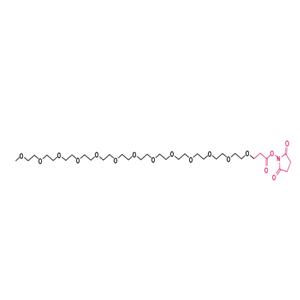 2,5-dioxopyrrolidin-1-yl 2,5,8,11,14,17,20,23,26,29,32,35,38-tridecaoxahentetracontan-41-oate