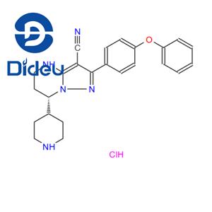 Pyrazolo[1,5-a]pyrimidine-3-carbonitrile, 4,5,6,7-tetrahydro-2-(4-phenoxyphenyl)-7-(4-piperidinyl)-, hydrochloride (1:2), (7S)-