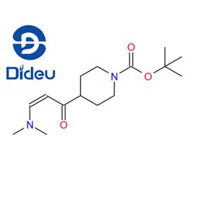 1-Piperidinecarboxylic acid, 4-[(2Z)-3-(dimethylamino)-1-oxo-2-propen-1-yl]-, 1,1-dimethylethyl ester