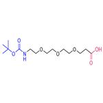 2,2-dimethyl-4-oxo-3,8,11,14-tetraoxa-5-azaheptadecan-17-oic acid