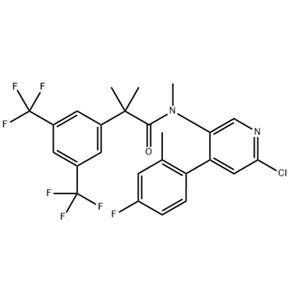 N-[6-Chloro-4-(4-fluoro-2-methylp henyl)-3-pyridinyl]-N,a,a-trimethy