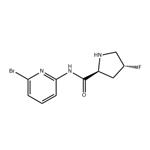 2-Pyrrolidinecarboxamide, N-(6-bromo-2-pyridinyl)-4-fluoro-, (2S,4R)