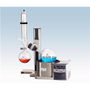 旋转蒸发仪(电动升降, 直式三层蛇形盘管, 3-5L试剂瓶)