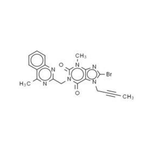 8-溴-7-(2-丁炔)-3-甲基-1-((4-甲基喹唑啉-2-基)甲基)-黄嘌呤