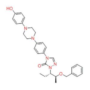 2-[(1S,2S)-1-乙基-2-苄氧基丙基]-2,4-二氢-4-[4-[4-(4-羟基苯基)-1-哌嗪基]苯基]-3H-1,2,4-三氮唑-3-酮