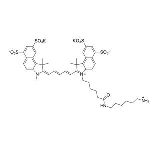 Sulfo-Cy5.5 amine，2183440-46-0，Sulfo-Cy5.5 NH2