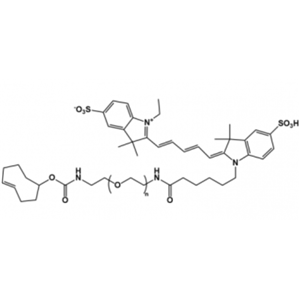 菁染料CY5-聚乙二醇-反式环辛烯