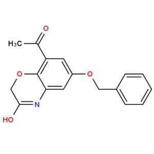 (6-(苄氧基)-8-乙酰基-2H-苯并[1,4]恶嗪-3(4H)-酮 869478-09-1