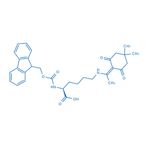 Fmoc-Lys(Dde)-OH，N-Fmoc-N'-[1-(4,4-二甲基-2,6-二氧代环己亚基)乙基]-D-赖氨酸