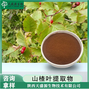 山楂黄酮80% 山楂叶提取物 牡荆素 山楂叶 食品级 现货