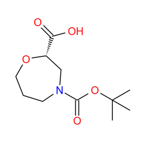 (S)-4-(叔丁氧基羰基)-1,4-氧氮杂环庚烷-2-羧酸，自产自用医药中间体，品质更有保障。