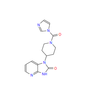 1,3-二氢-1-[1-(1H-咪唑-1-基羰基)-4-哌啶基]-2H-咪唑并[4,5-b]吡啶-2-酮