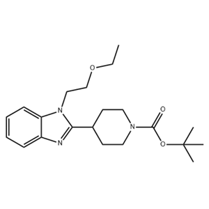 4-[1-(2-乙氧基乙基)-1H-苯并咪唑-2-基]-1-哌啶羧酸叔丁酯（比拉斯汀中间体）